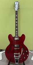 Epiphone Riviera with Bigsby Electric Guitar Cherry Red w/genuine gig bag