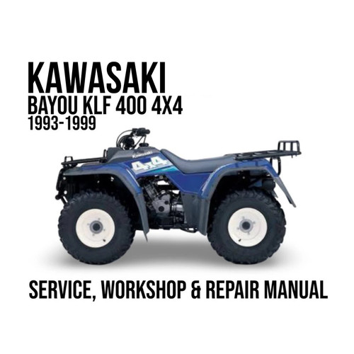 Kawasaki bayou 400 klf400 - kawasaki,