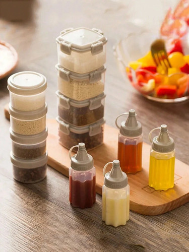 4pcs mini portable sauce - 4pcs,