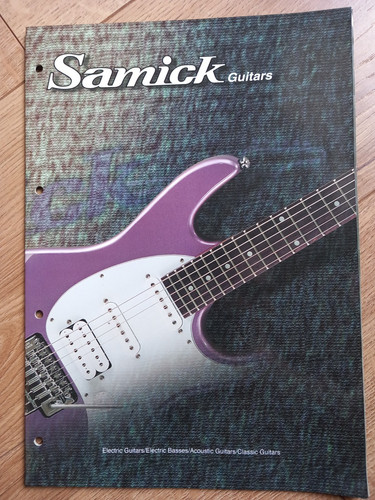 Samick guitars catalogue - samick, 2000
