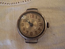 WW1  925 SILVER WRIST WATCH