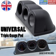2'' 52mm 3 Hole Universal Triple Gauge Pod Mount Holder Dashboard Turbo Boost UK