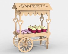 CANDY CART SWEET HOLDER DONUT WALL display table wedding party FERRIS WHEEL Y74