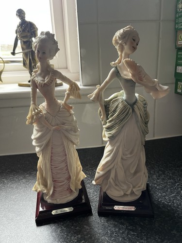Pair capodimonte guiseppe - of,