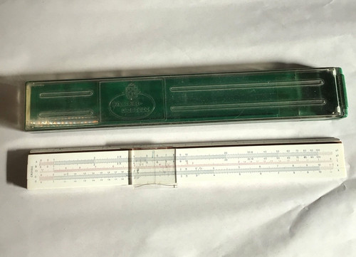 Vintage slide rule faber - rule, by