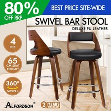 ALFORDSON 4x Bar Stools Swivel