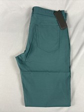 Greyson Golf Pants Wainscott Trousers 32 x 32 Forest Green Polyester MSRP $198