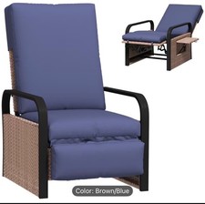 Duty Rattan Garden Recliner