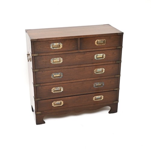 Antique mahogany military - mahogany,