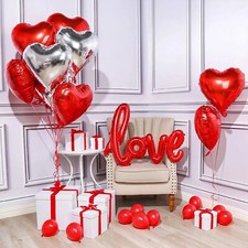 25 Pcs Valentines Red Love