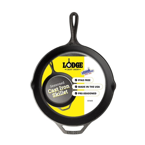 Lodge pre seasoned cast - pre-seasoned, iron