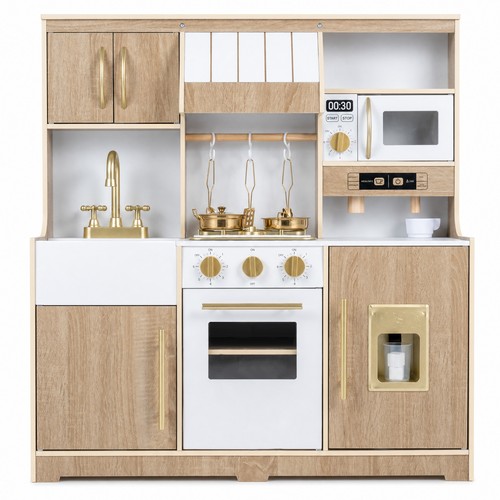 Wooden play kitchen for kids - kitchen,