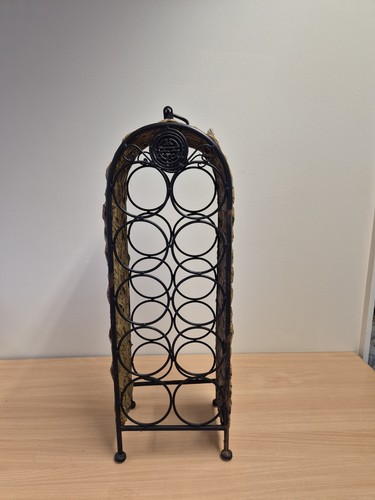 Vintage wine rack metal - rack,