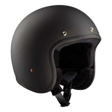 Bandit ECE Jet Moto Motorcycle Motorbike Open Face Helmet Matt Black