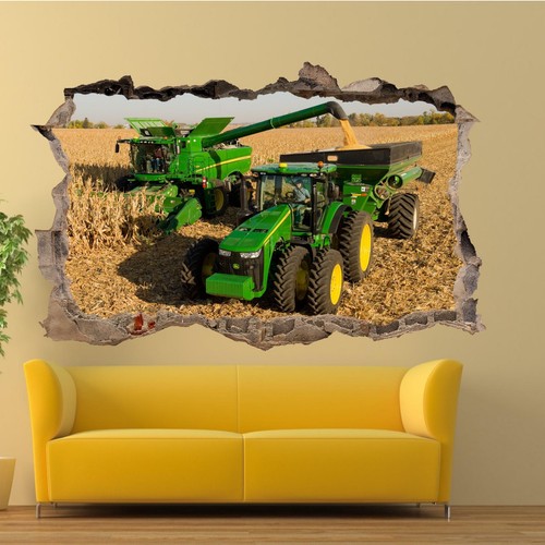 Field tractor harvester wall - tractor,