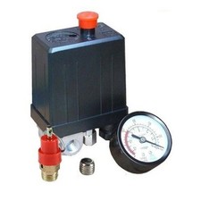Pressure Gauge Safety Valve Set And Air Compressor Pressure Switch Single Phase