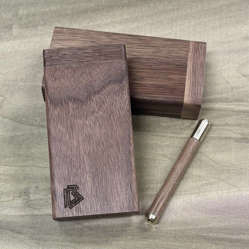 Black walnut dugout - black, 4"