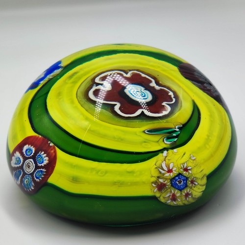 Large vintage millefiori swirl - large,