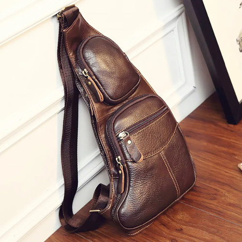 Men leather cross body - leather,