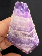 Silver Backed Polished CHEVRON