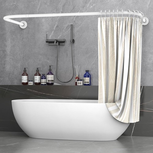 Misounda shower curtain - curtain, rail
