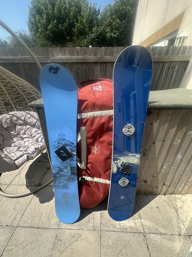 Snowboards and bag - x2,