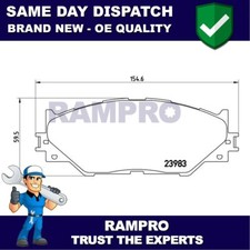 Rampro Front Brake Pads Set