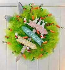 Large Handmade Easter Wreath 