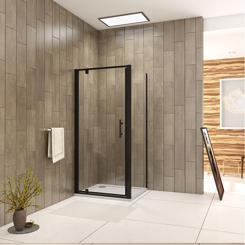 Bathroom pivot black shower - black,