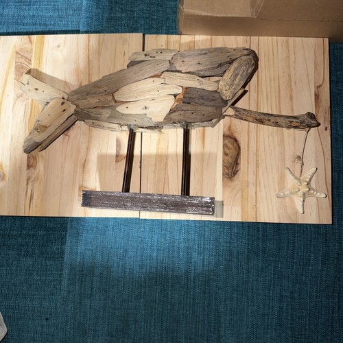 Driftwood mosaic fish - mosaic,