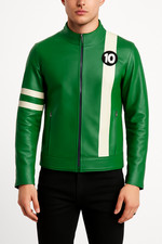 Ben 10 Jacket Alien Force & Omniverse Leather Cosplay Costume Outerwear