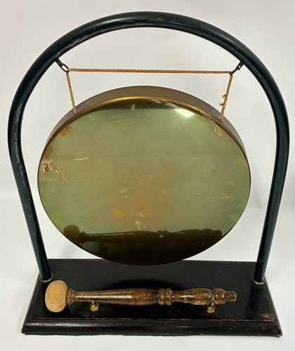 Vintage table gong brass - vintage,