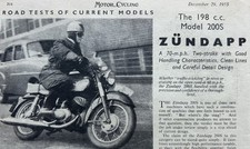 ZUNDAPP MODEL 200S 198cc - 2