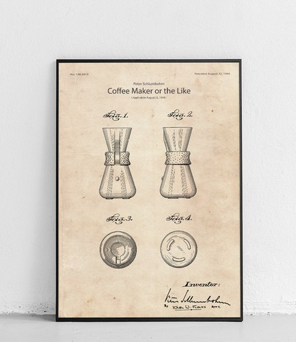 Chemex coffee maker patent - maker,