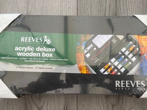 Reeves acrylic deluxe wooden - reeves,
