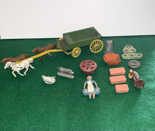Vintage metal farm toys - farm,