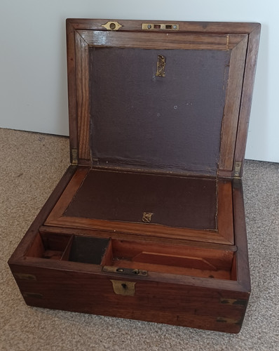 Vintage wooden writing slope - vintage,