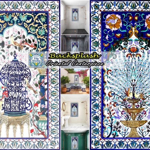 Arabesque design mosaic - arabesque,