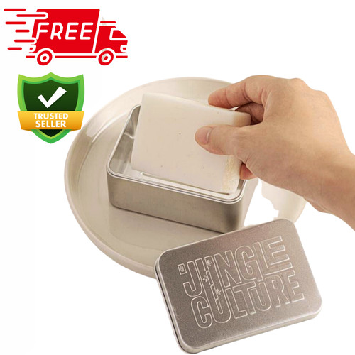 Travel soap tin metal - tin,
