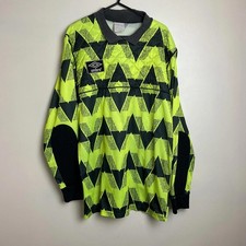 90s Vintage Goalkeeper Shirt – Umbro – Padded Arms – Rare Template