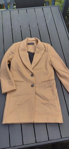 Zara women wool camel colour - zara,
