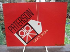 Paterson,  Vintage Catalogue