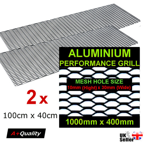Black aluminium car grille - 2,