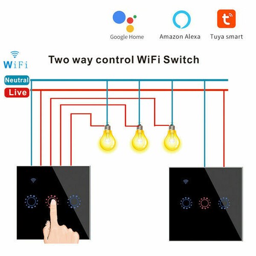 2pcs tuya smart life wifi - 2pcs,