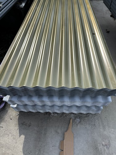 Corrugated steel sheets