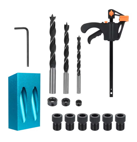 15pcs pocket hole - jig, kit