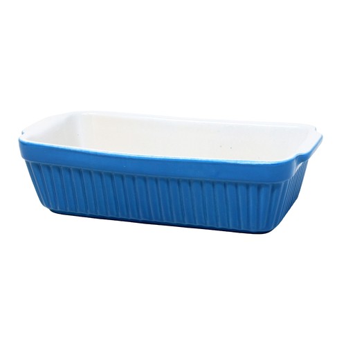 Baking dish blue ceramic - dish,