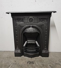 Antique Victorian Cast Iron Fireplace  - Fully Restored - UK Delivery (F315)