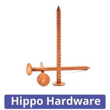 Copper Clout Nails Tree Stump