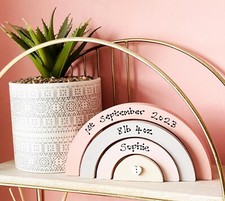 Personalised Rainbow Stacker ~